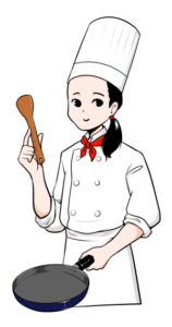 料理人の女性